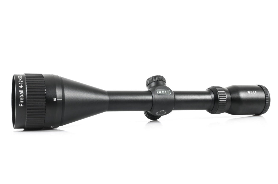 Wulf Fireball 4-12x50 AO MilDot Scope