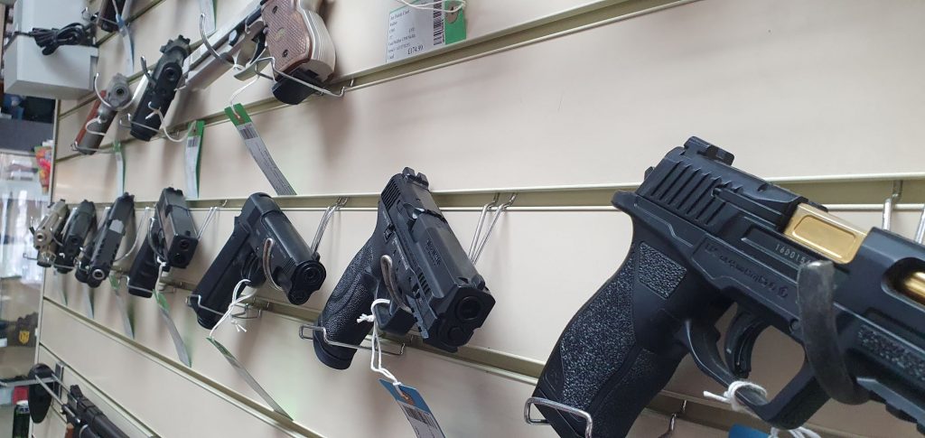 used guns new in at drapers