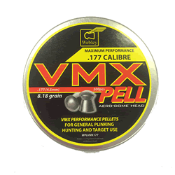 Webley VMX Semi Domed Head 8.18gr .177 (x500)