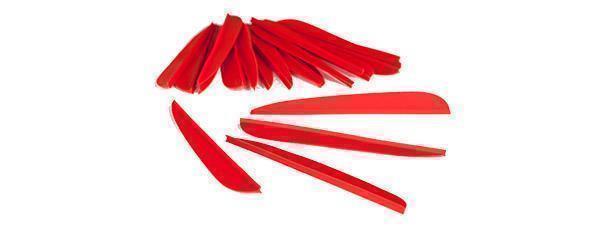 Trueflight Flight Vanes 4in Red (x24)