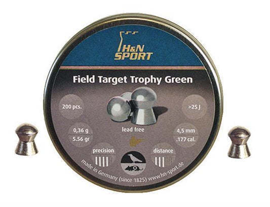 H&N Field Target Trophy Green 5.71gr .177 (x200)