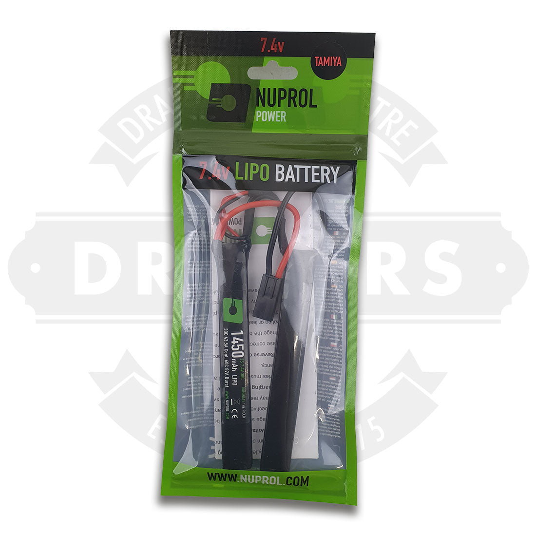 Nuprol 1450mah 7.4v 30c Lipo Nunchuck Type Mini Tamyia