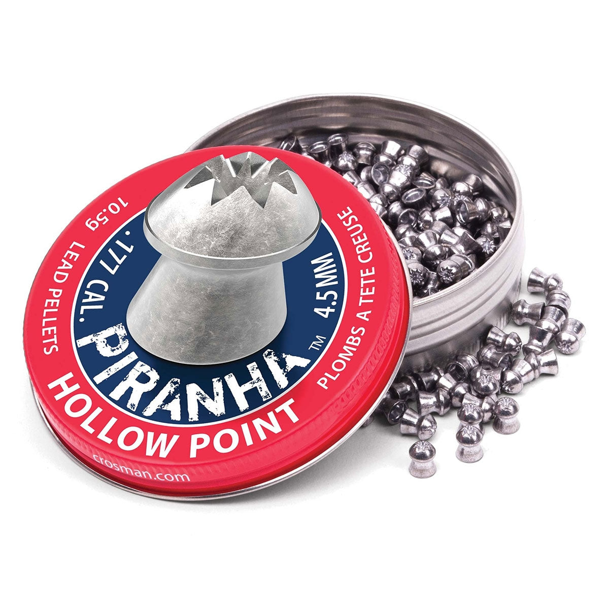 Crosman Piranha Hollow Point 10.5g .177 (x400)