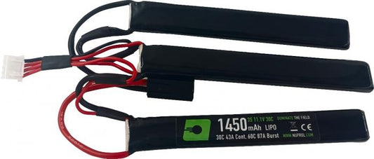 Nuprol 1450mah 11.1v 30c Lipo Nunchuck Type (Mini Tamiya)