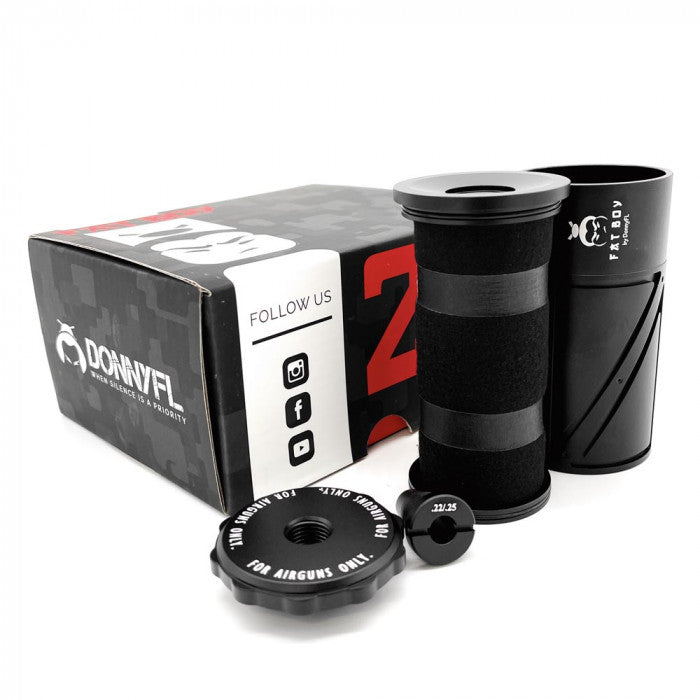 Donny FL Fat Boy .177 .22 .25 .30 Multi Fit Suppressor