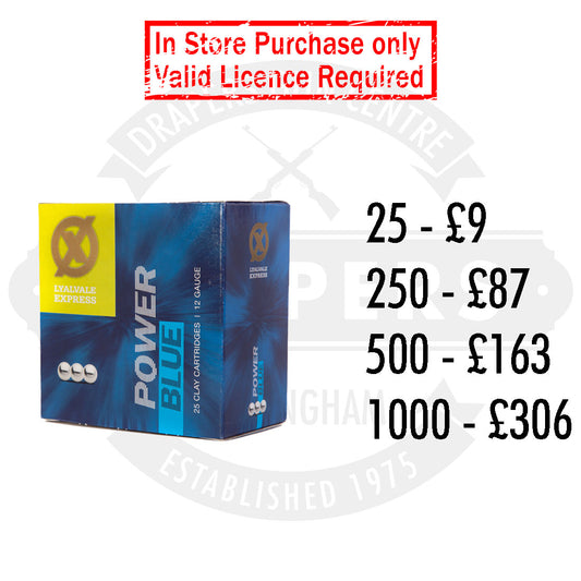Lyalvale Express Power Blue 12G 70mm 7.5 (x25)
