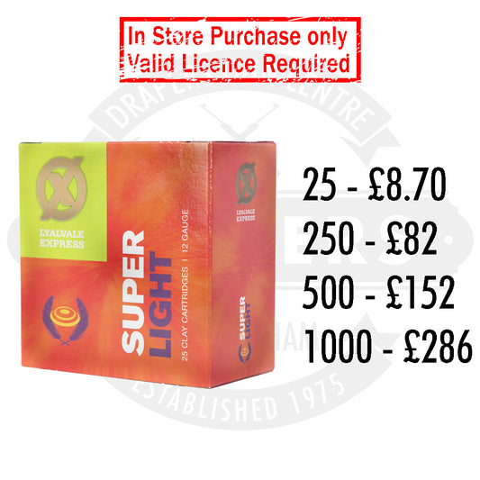 Lyalvale Express Super Light Fibre 12G 21g (x25)