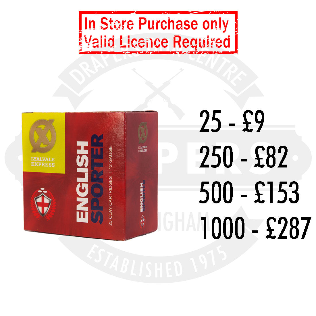 Lyalvale Express English Sporter 12G 70mm 7.5 (x25)