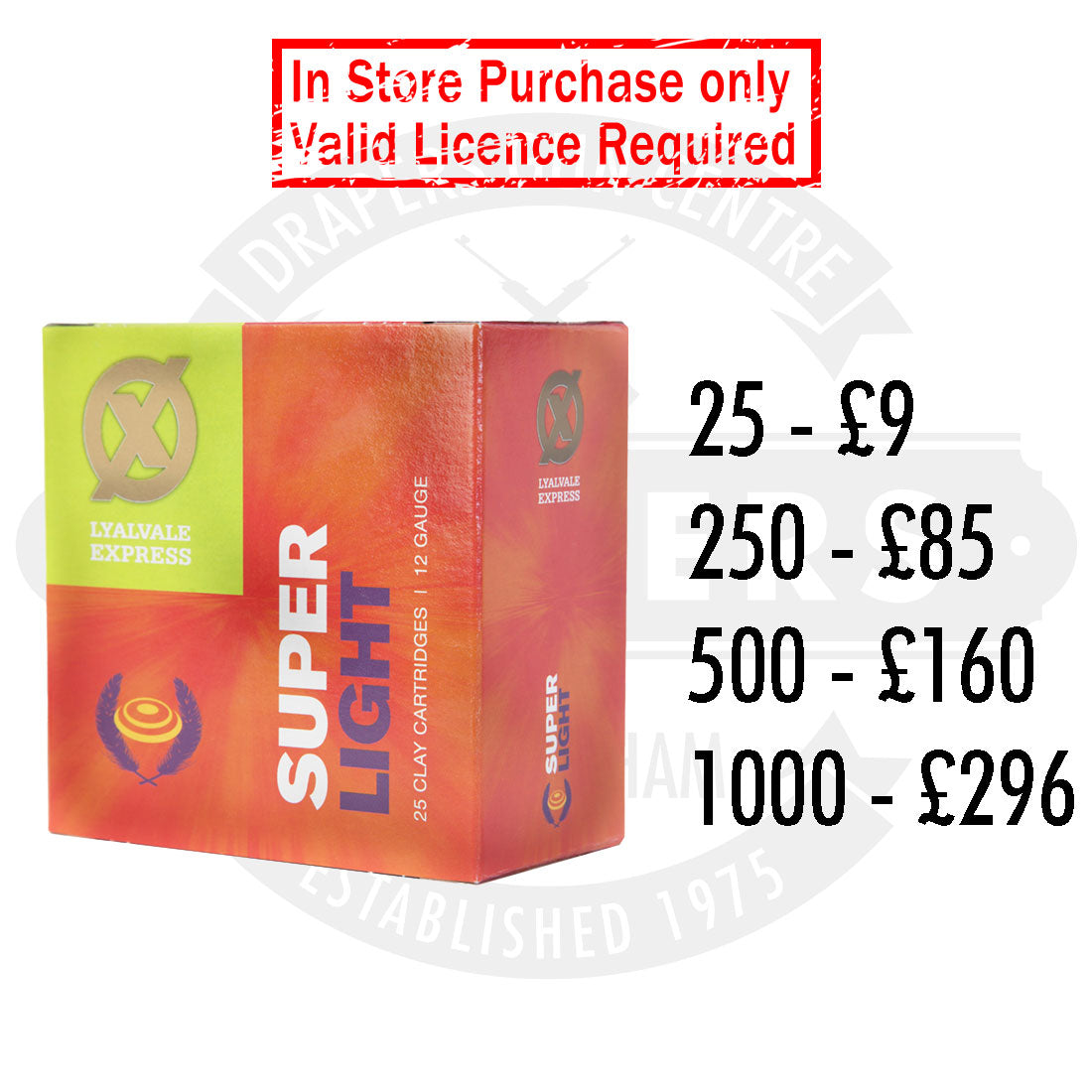 Lyalvale Express Super Light Plastic 12G 24g (x25)
