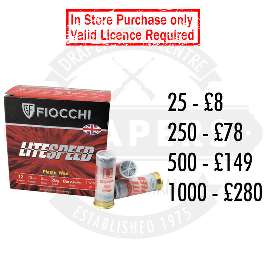 Fiocchi Litespeed 12G 26G (x25)