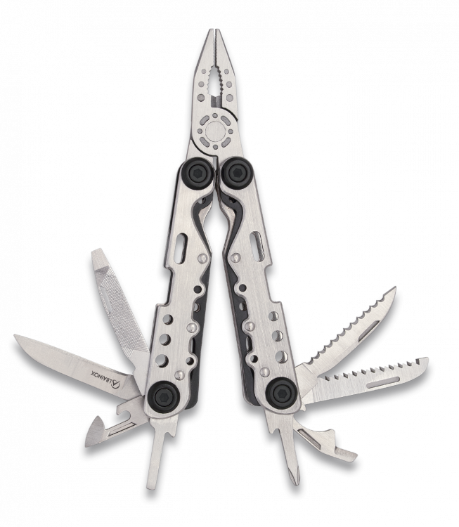 Alicate Albnox Black And Silver Multipurpose Pliers
