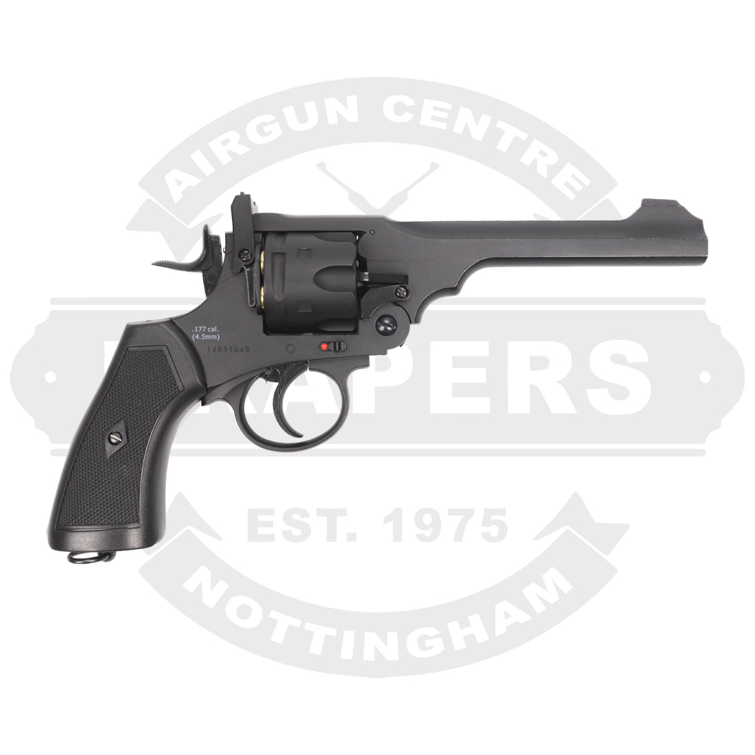 Webley Mk6 Service Revolver Black .177