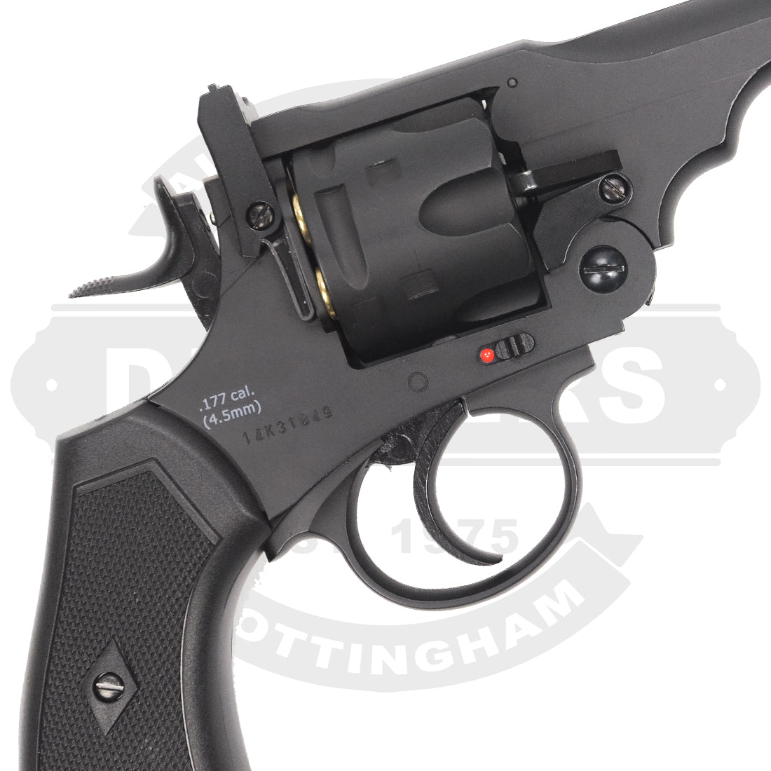Webley Mk6 Service Revolver Black .177