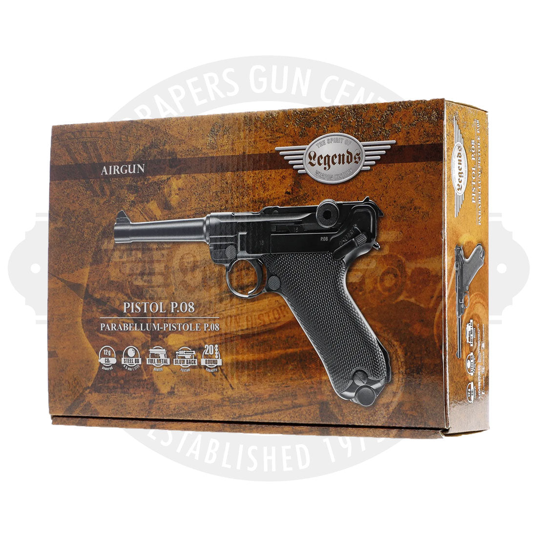 Umarex Legends P08 Luger 4.5mm Blowback