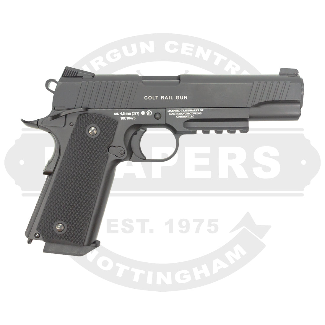 Colt M45 CQBP Black 4.5mm BB