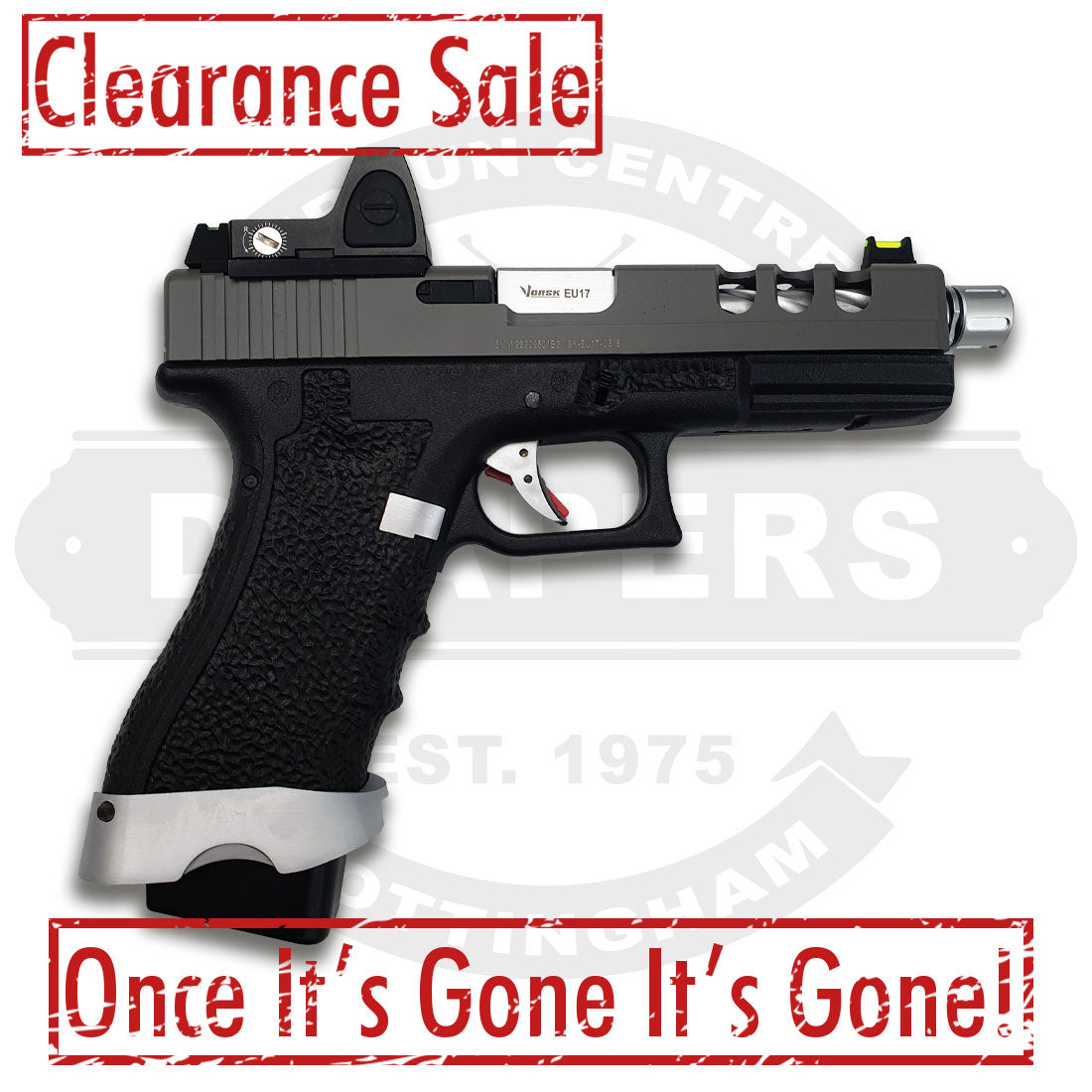Vorsk EU17 Vented Black/Grey BDS Red Dot