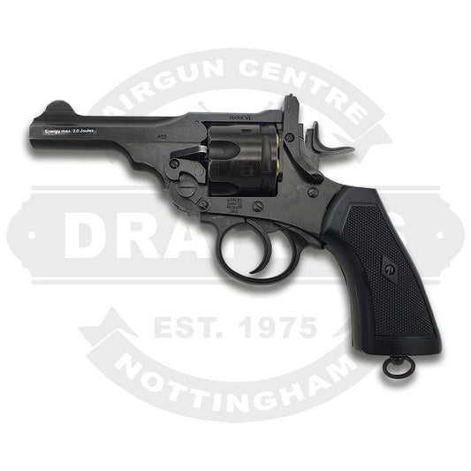 Webley Mk6 Service Revolver 4in The Police Battlefield Finish .177