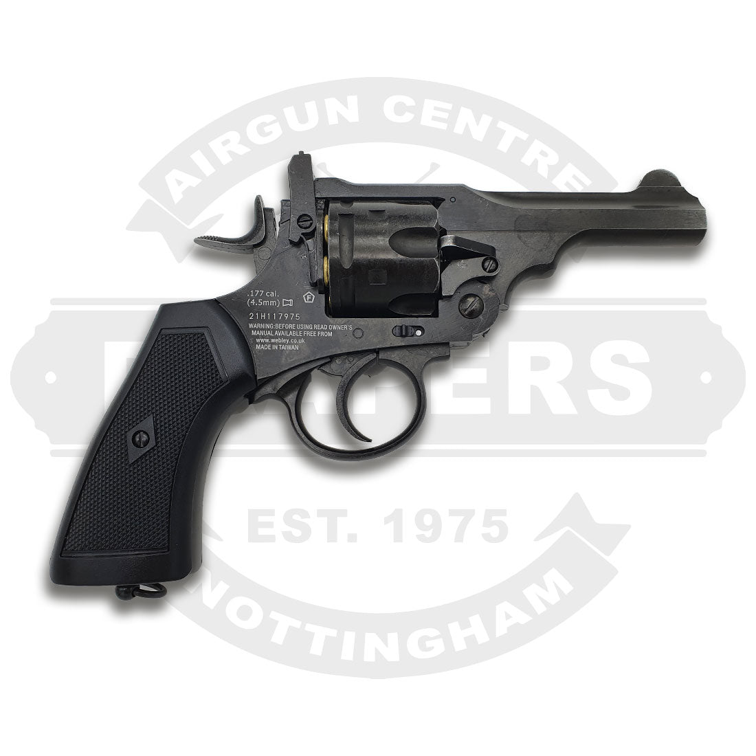 Webley Mk6 Service Revolver 4in The Police Battlefield Finish .177