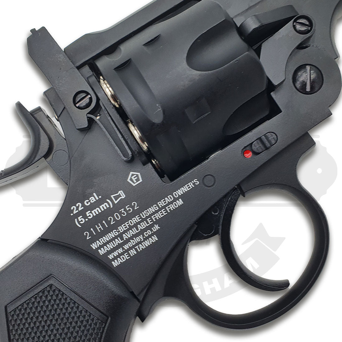 Webley Mk6 Service Revolver 2.5in The Civillian Black .22