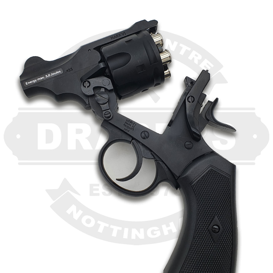 Webley Mk6 Service Revolver 2.5in The Civillian Black .22