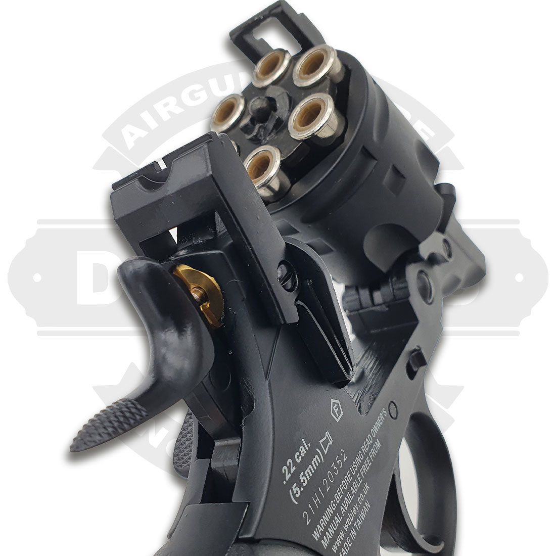 Webley Mk6 Service Revolver 2.5in The Civillian Black .22