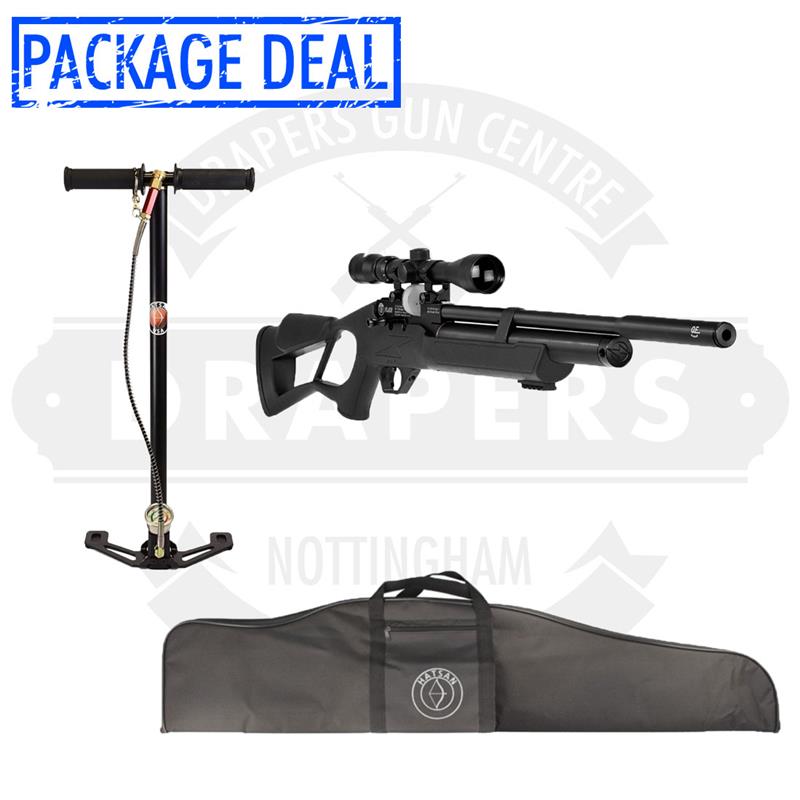 Hatsan Flash QE Tactical PCP Air Rifle Package .177