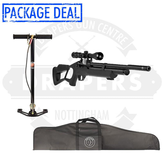 Hatsan Flash QE Tactical PCP Air Rifle Package .177