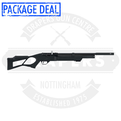 Hatsan Flash QE Tactical PCP Air Rifle Package .177