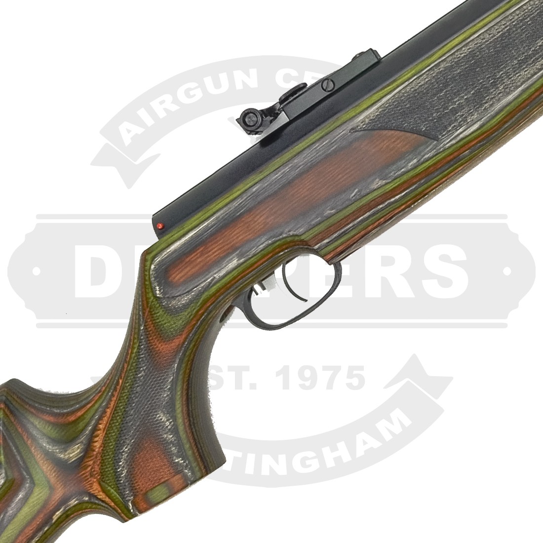 Weihrauch HW77 K Green Laminate .22 - Air Rifles New - New Air Guns