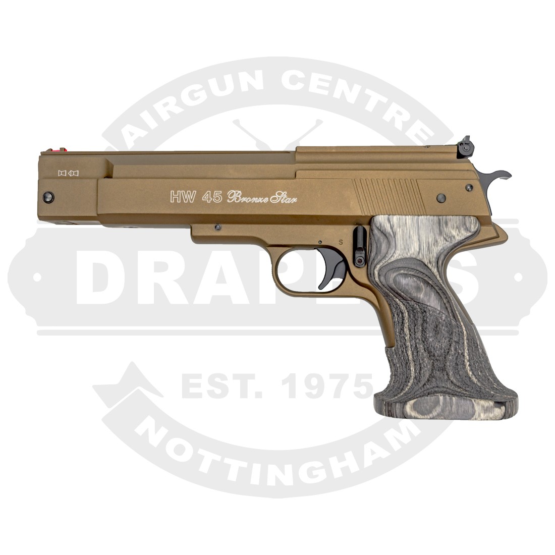 Weihrauch HW45 Bronze Star .177 - Air Pistols New - New Air Guns - Airguns