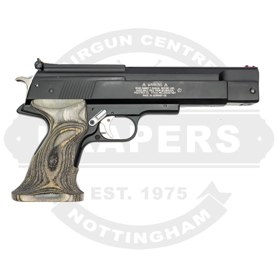 Weihrauch HW45 Black Star .22 - Air Pistols New - New Air Guns - Airguns