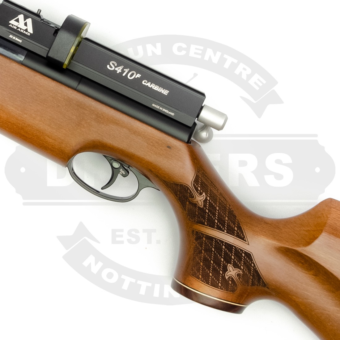 Air Arms S410 Carbine Beech .22 Air Rifles New New Air Guns Airguns