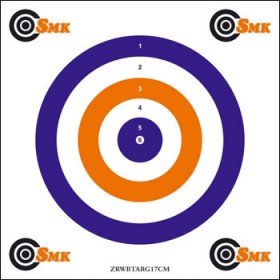 SMK Red, White & Blue 17cm Targets (x100)